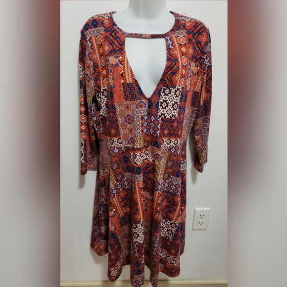 Forever 21 3/4 sleeve dress - Picture 1 of 3